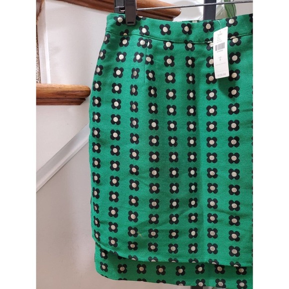 Anthropologie HD In Paris Green Mid Rise Skinny Pencil Mini Skirt Size 8 - Picture 7 of 16